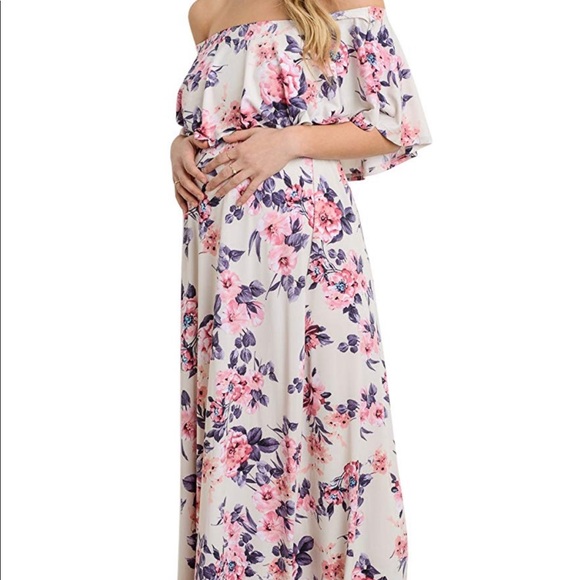 off shoulder pink dress used once - Picture 1 of 2